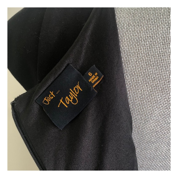 JUST .... TAYLOR BLACK DRESS - Picture 5 of 6